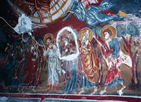 Scena pittorica contenuta all’interno nella chiesa dell’Assunzione.